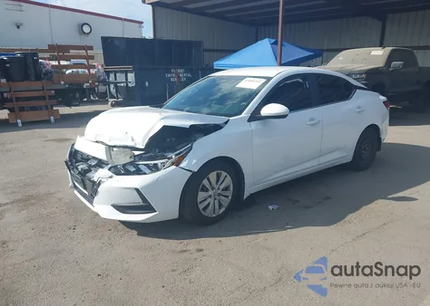 2021 Nissan Sentra S Xtronic Cvt z USA, uszkodzony, nr VIN 3N1AB8BV6MY244630